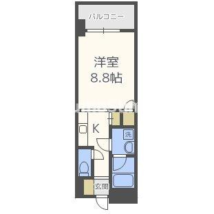 パークハイムうつぼの間取り