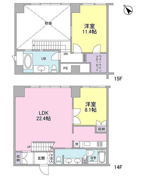 フォレストタウン参宮橋の間取り