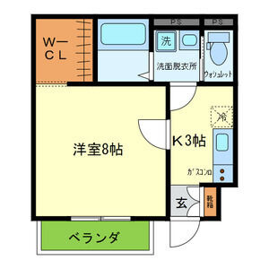 三洋北町ハイツの間取り