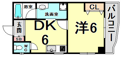 セイシェル神戸の間取り
