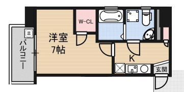 セレニテ日本橋ESTの間取り