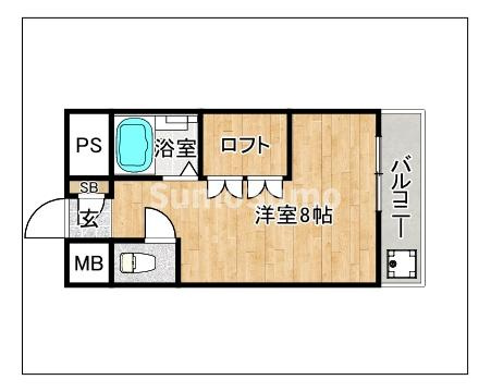 サンライズくら の間取り