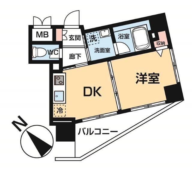 アート不動前の間取り