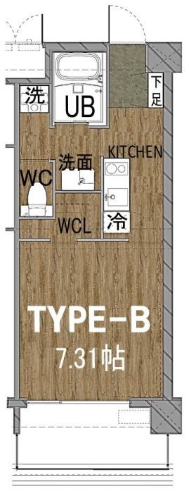 クラッシー博多の間取り