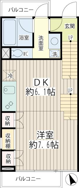 ＦＬＥＧ自由が丘ＥＬの間取り