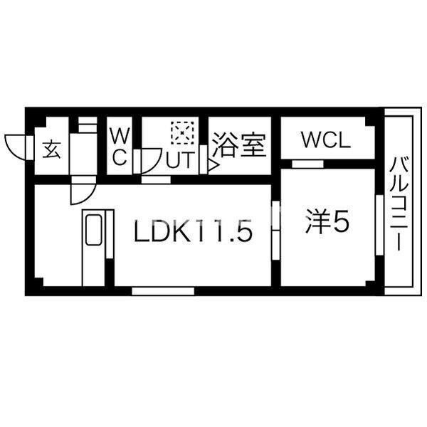 Apartment Olivierの間取り