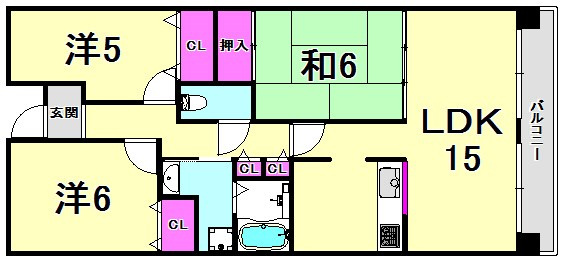 ベルパレス高木の間取り