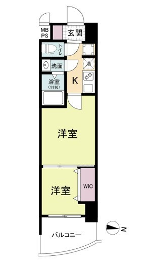 セレニテ神戸ミラクシュッドの間取り