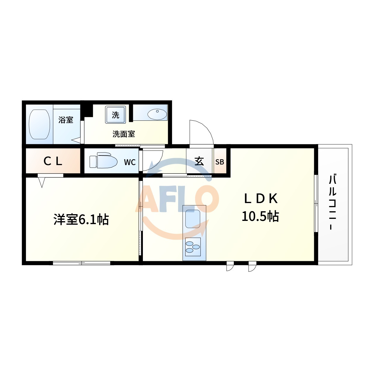 クラッセ長居の間取り|クラッセ長居　間取り