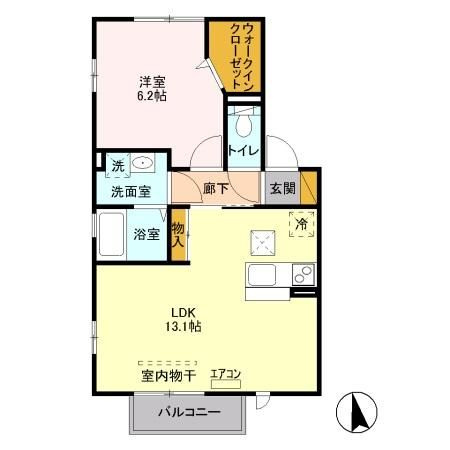 【間取り】 | マーメルゾン　Ⅱ