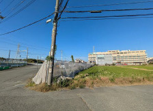 厚木市温水　資材置場用地の周辺