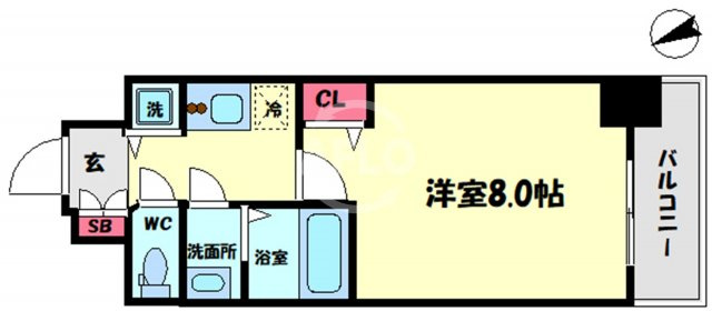ディクス福島レジデンスの間取り|ディクス福島レジデンス　開放感ある間取り