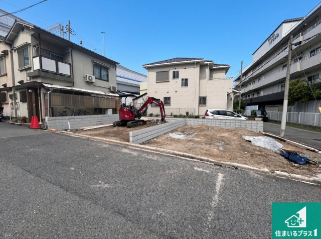 神戸市東灘区魚崎南町　新築一戸建ての外観|現在の進捗状況です！順調に作業進行中、完成が待ち遠しいです！詳細の間取り等、お気軽にお問い合わせください！