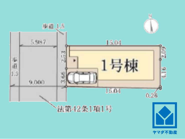 伏見区醍醐南端山町の区画図