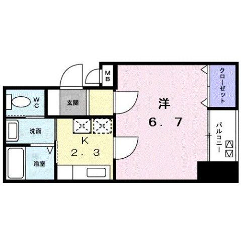 グレース栗林の間取り