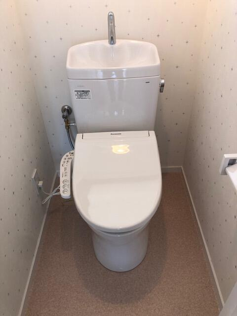 川崎市多摩区中野島３丁目の賃貸マンションのトイレ