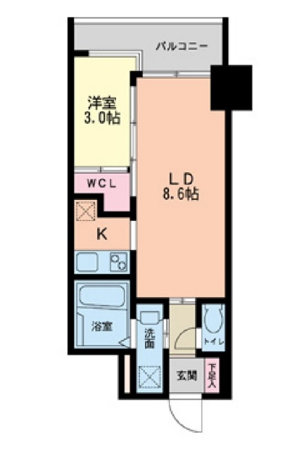 セレニテ本町グランデの間取り