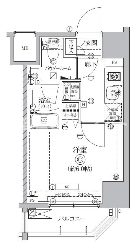クオリタス南大井【おとり物件なし】#学生・社会人にオススメ！初期費用分割払いOK！の間取り