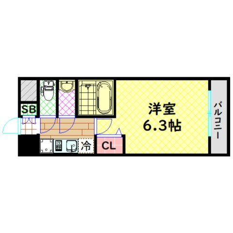 【間取り】 | プレサンス　DOMECITY　コレーレ