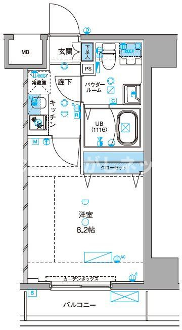 ジェノヴィア浅草Ⅲグリーンヴェール【おとり物件なし】#学生・社会人にオススメ！の間取り
