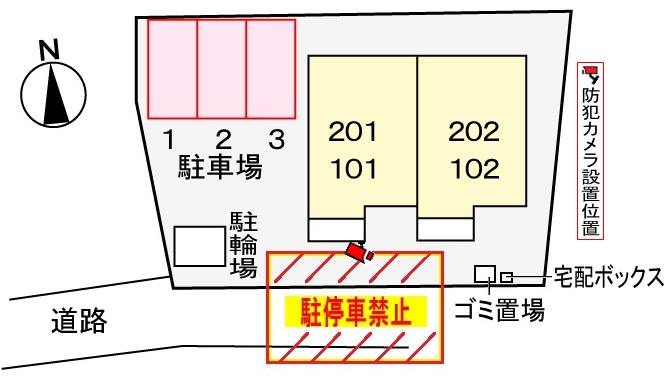 サンパティークの区画図