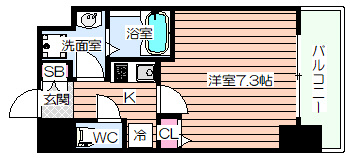 【間取り】 | アークグラン大阪ウエスト