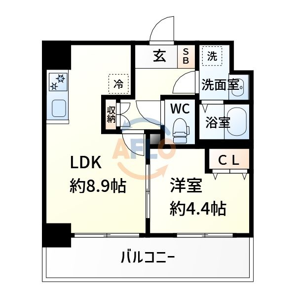 CREST TAPP新大阪の間取り|CREST　TAPP新大阪　間取り