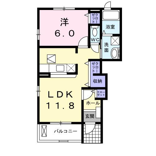 ビリーブの間取り