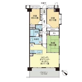 ＡＰＡガーデンプレイス臼井駅前の間取り