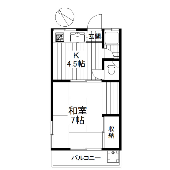 【間取り】 | 第五小原荘