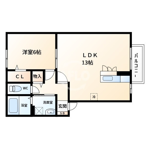 コンフォート杭全の間取り|コンフォート杭全　間取り