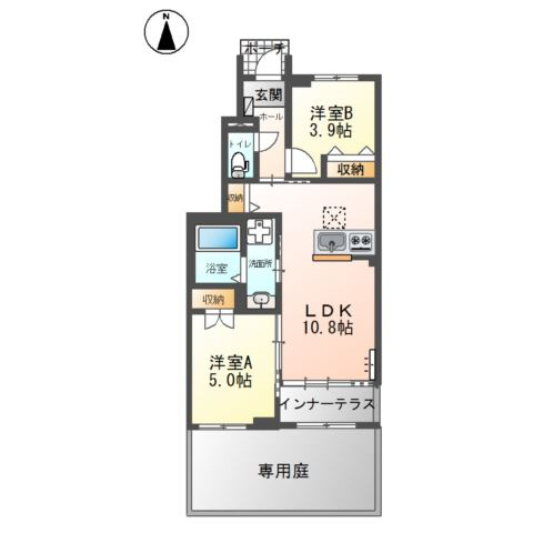 Ｌｅ・ｖｉｐｉａ（ル・ヴィピア）の間取り