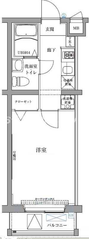 エスパシオ西高島平【おとり物件なし】#学生・社会人にオススメ！初期費用分割払いOK！の間取り