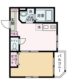 【間取り】 | Ｙａｍａｋｉ　Ｇａｒｄｅｎ　Ｃｏｕｒｔ | 間取りです。
