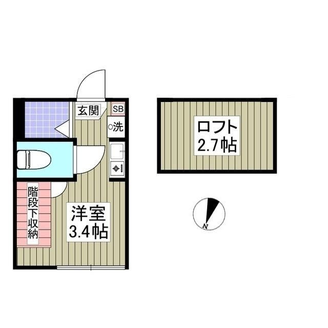 ハーモニーテラス根岸Ⅳの間取り
