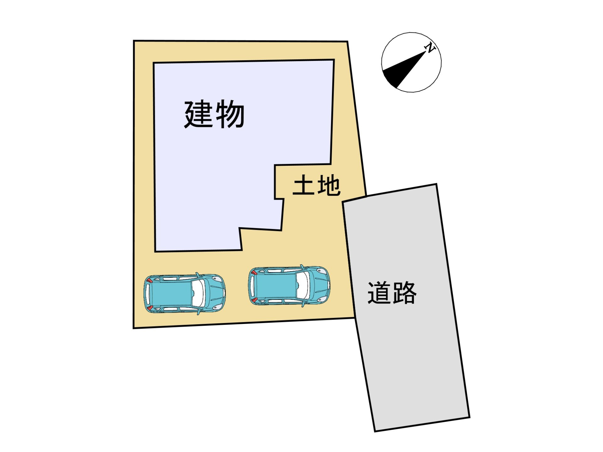 久喜市間鎌　中古一戸建ての区画図|全1棟