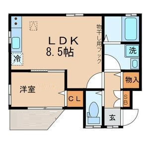 コランダムの間取り|間取りです。