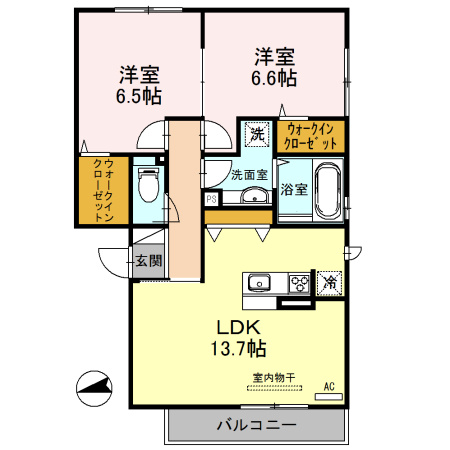 ソレーユ司の間取り|ソレーユ司　間取り