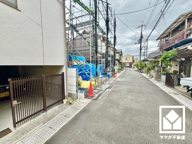 宇治市大久保町　1期の前面道路含む現地写真|9月6日　現地写真更新