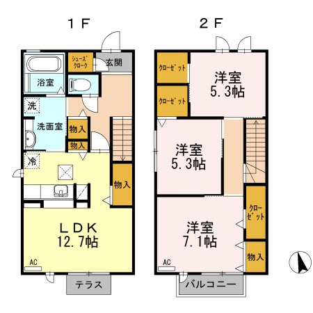 エスポワールの間取り