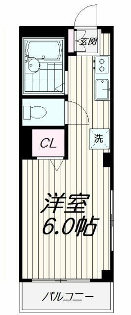 グランデ伊藤の間取り|間取りです。
