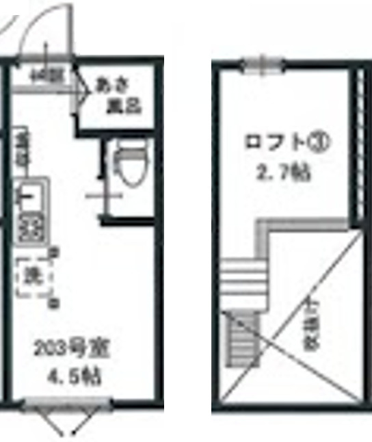 アーバンプレイス高田馬場Xの間取り|ロフト付きです
