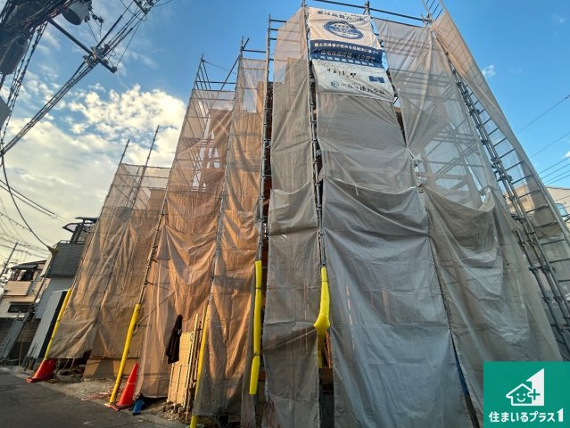 ◆堺市中区福田　第14期　新築一戸建ての外観|現在の進捗状況です！順調に作業進行中、完成が待ち遠しいです！詳細の間取り等、お気軽にお問い合わせください！