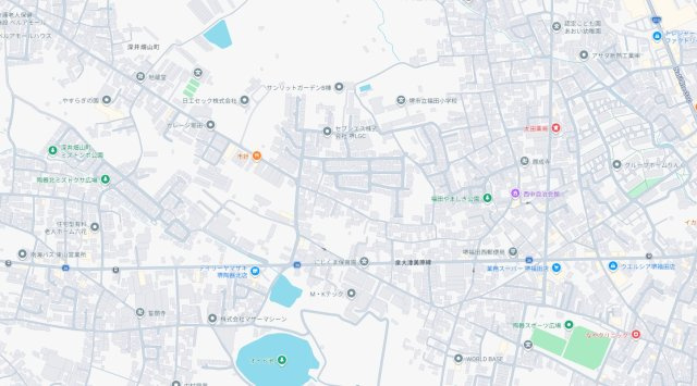 堺市中区福田　第14期　新築一戸建ての地図