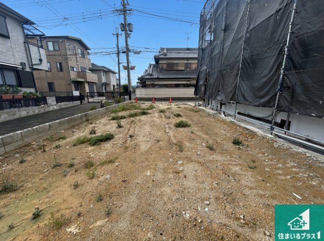 堺市中区福田　第14期　新築一戸建ての外観|周辺は落ち着いた街並みの住宅地！子育てがしやすい住環境です！まだ未完成ですが、現地でしかわからない事もございます。是非一度ご覧ください。