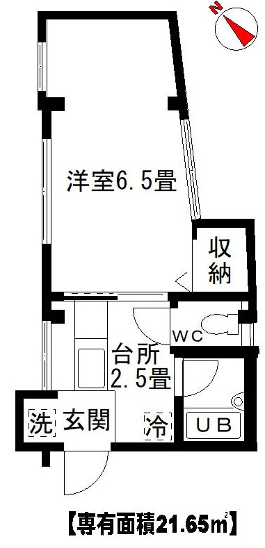 三鷹市牟礼２丁目の賃貸マンションの間取り