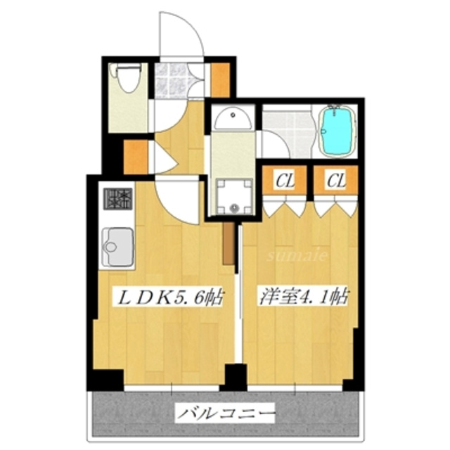 Brillia ist　赤羽の間取り|西向きのお部屋です☆
