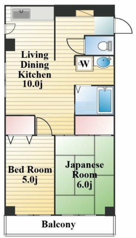 グローハイツ根岸の間取り