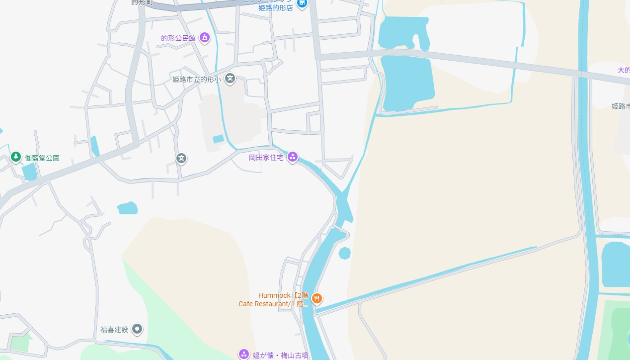 姫路市的形町的形　　山陽電鉄「的形駅」徒歩9分の地図