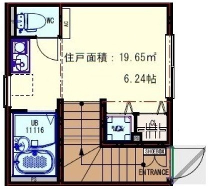 イクシオリーブス旗の台の間取り|間取りです。